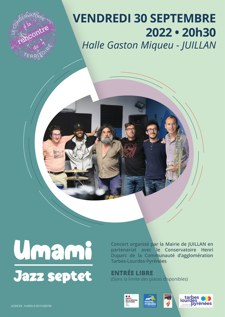 Rencontre du Territoire : UMAMI - Jazz Septet