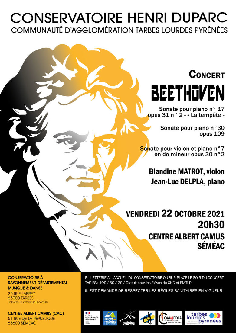 Concert Beethoven - violon et piano