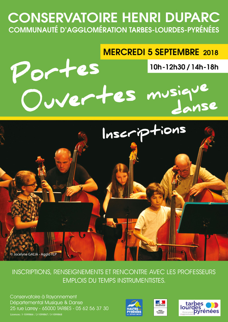 Inscriptions 18'19 et Portes Ouvertes