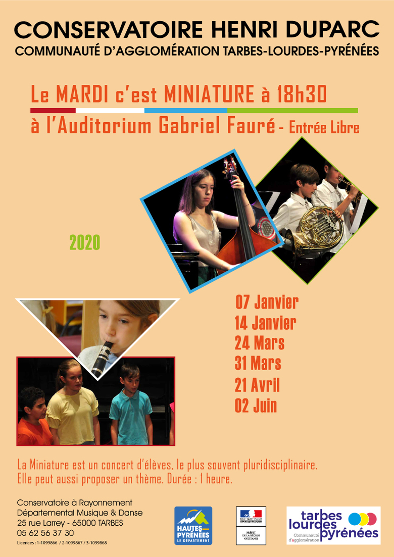 ÉVÉNEMENT ANNULÉ : Miniature au Conservatoire