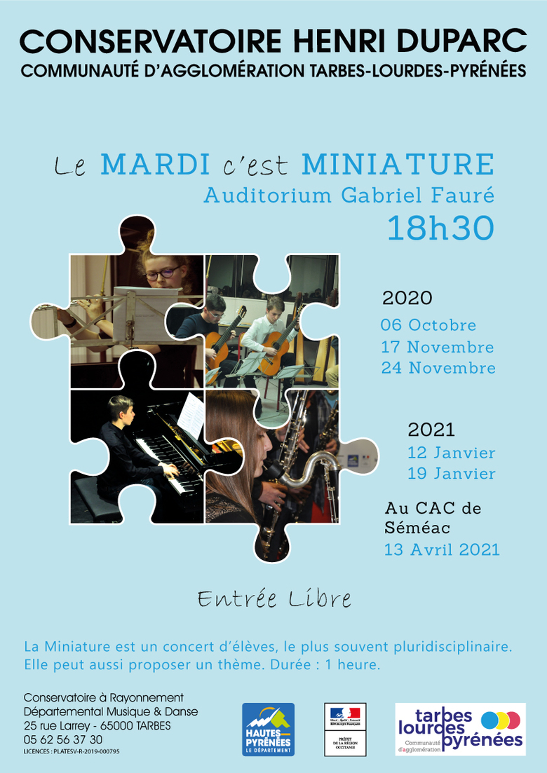 ÉVÉNEMENT ANNULÉ : Miniature au Conservatoire