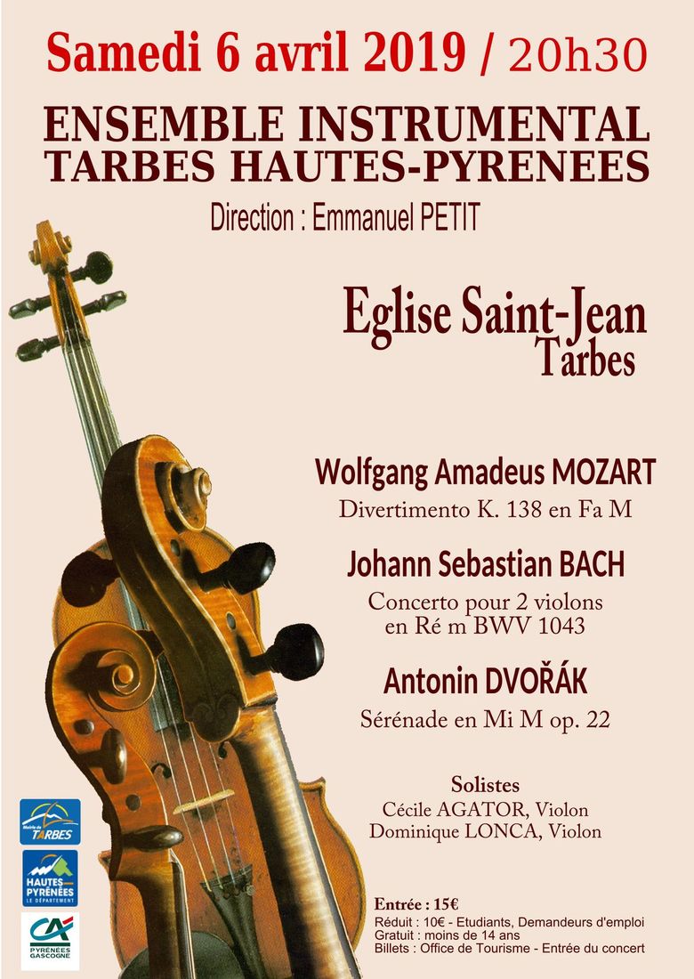 Concert Ensemble Instrumental de Tarbes et des Hautes-Pyrénées