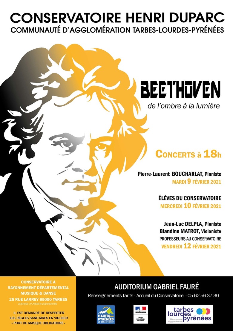 ÉVÉNEMENT ANNULÉ : BEETHOVEN, de l'ombre à la lumière