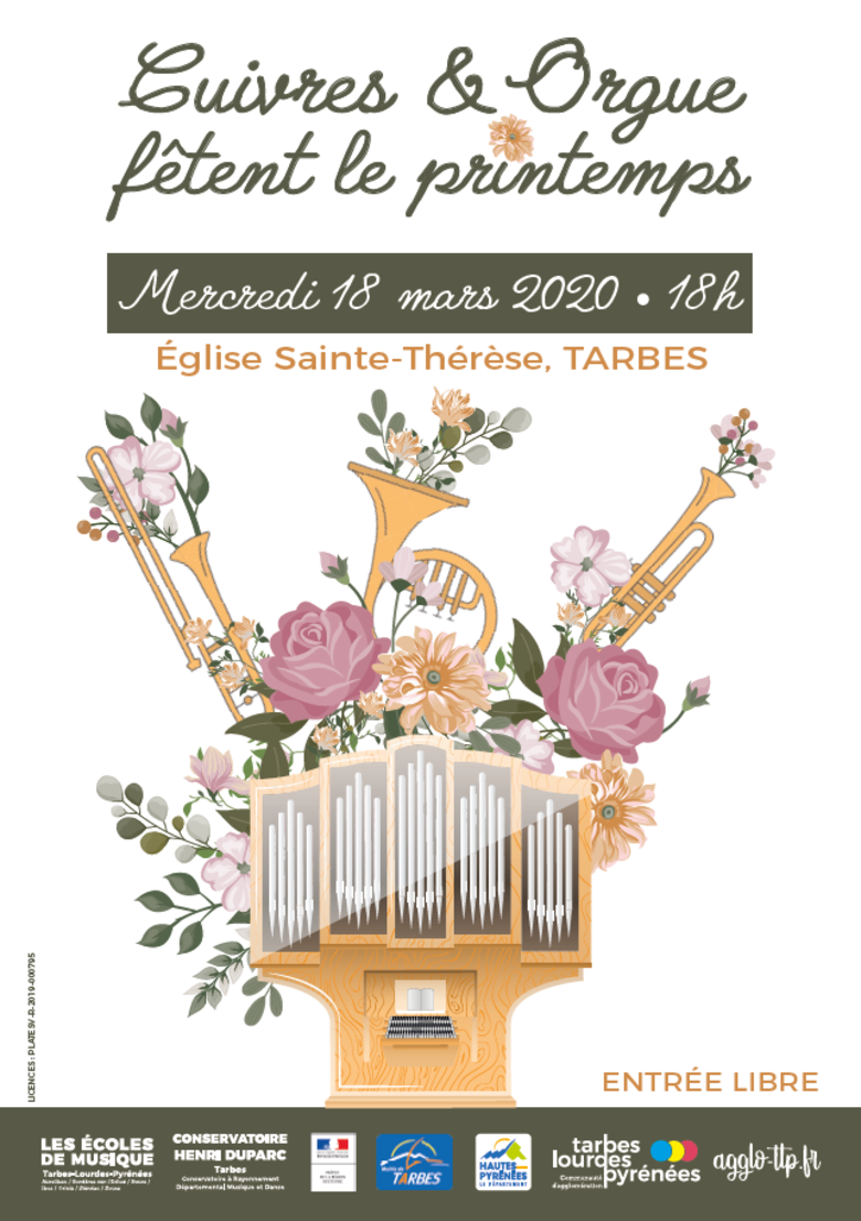 ÉVÉNEMENT ANNULÉ : Cuivres et Orgue fêtent le printemps