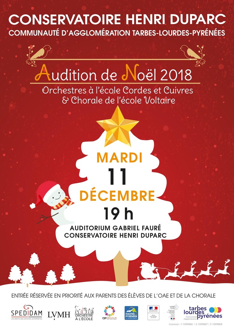 Audition de Noël