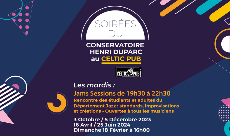 Jam session du Conservatoire - Celtic Pub à Tarbes