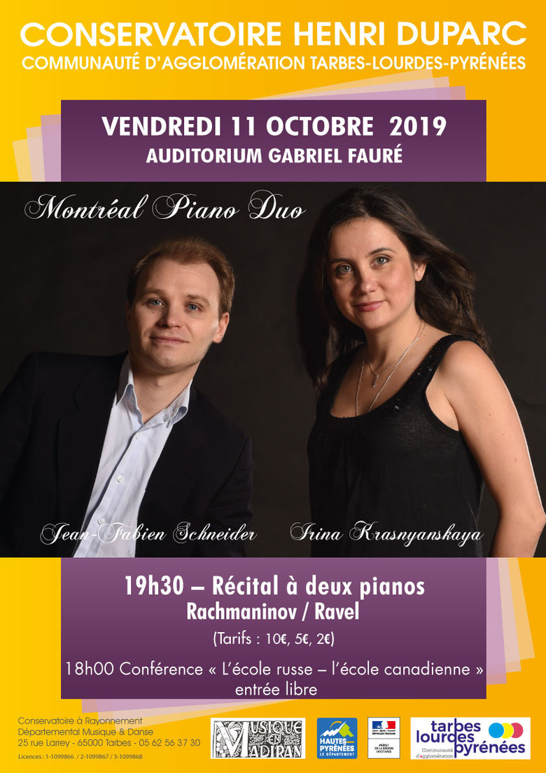 Récital Montréal Piano Duo