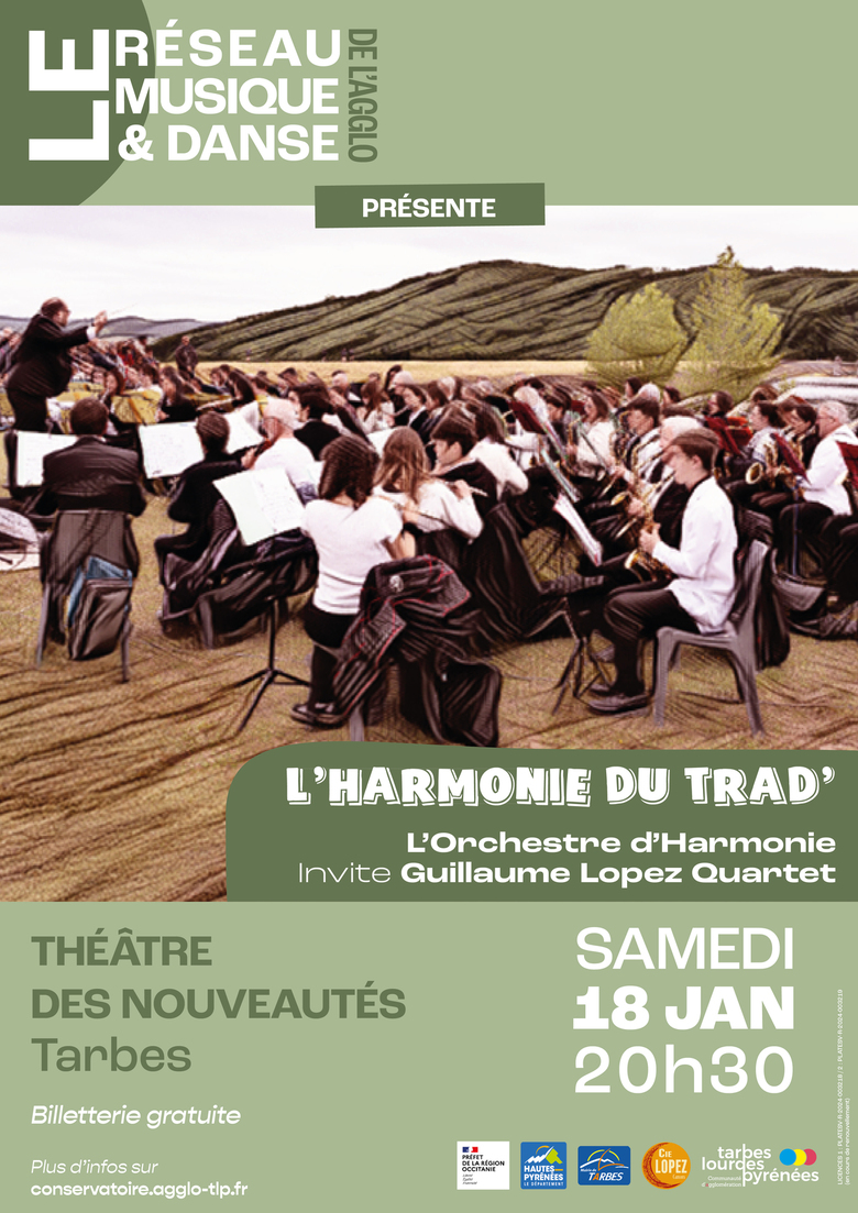 L'Harmonie du Trad' - L'orchestre d'harmonie invite Guillaume Lopez Quartet