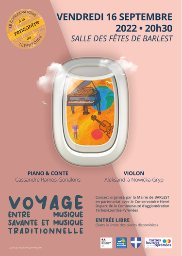 Rencontre du Territoire : VOYAGE  ENTRE MUSIQUE SAVANTE ET MUSIQUE TRADITIONNELLE