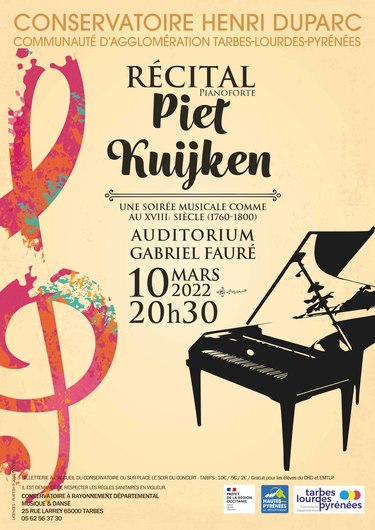 Récital de pianoforte - PIET KUIJKEN