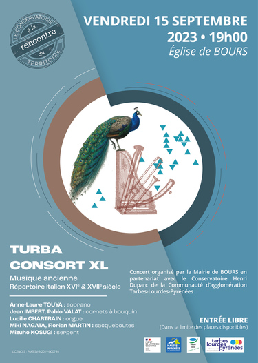 Rencontre du Territoire : Concert Vénitien avec Turba Consort XL