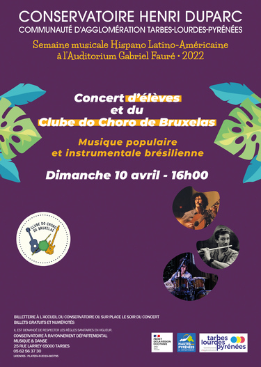 Concert d'élèves et du Clube de Choro de Bruxelas