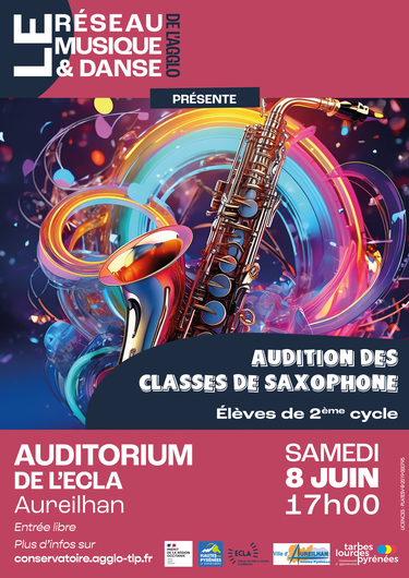 Audition des classes de saxophone - Élèves de 2ème cycle