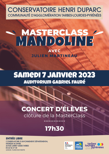 Concert de clôture MasterClass de Mandoline avec Julien Martineau