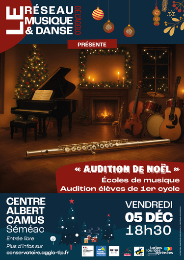 Audition de Noël des écoles de musique - Élèves de 1er cycle