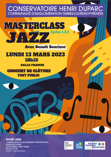 ANNULÉ - Concert de clôture MasterClass Jazz (Cycles 1, 2, 3)