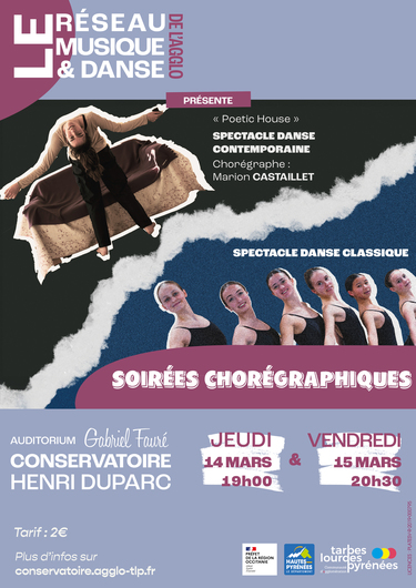 Soirées chorégraphiques - Danse classique & contemporaine