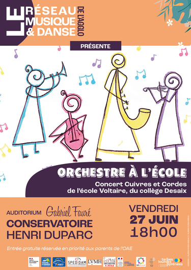 Orchestre à l'École • Voltaire - Desaix • Cuivres et Cordes