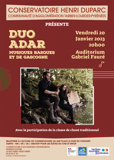 Concert du DUO ADAR