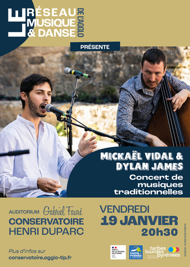 Mickaël Vidal & Dylan James - Concert Musiques Traditionnelles