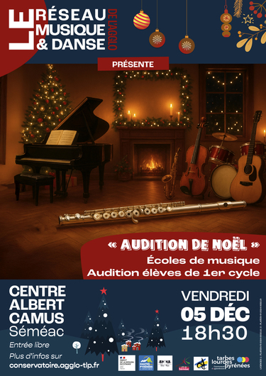 Audition de Noël des écoles de musique - Élèves de 1er cycle
