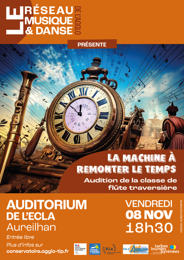 La machine à remonter le temps - Audition de la classe de flûte traversière
