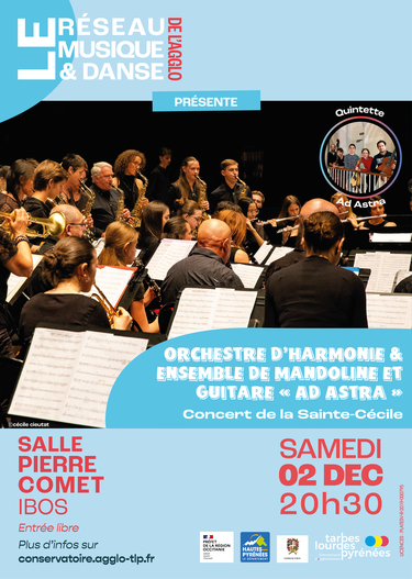 Concert de la Sainte-Cécile - Orchestre d’harmonie & ensemble de mandoline et guitare « Ad Astra »