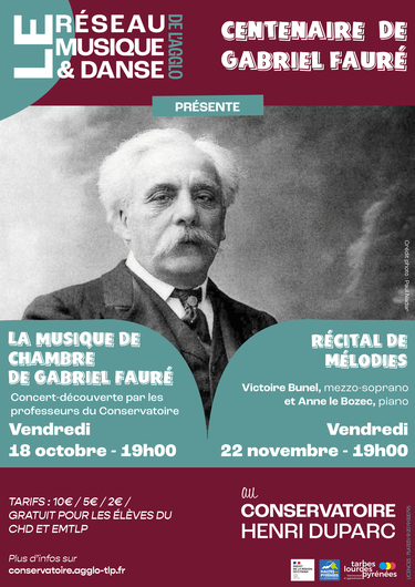 Mélodies pour voix et piano autour de Gabriel Fauré
