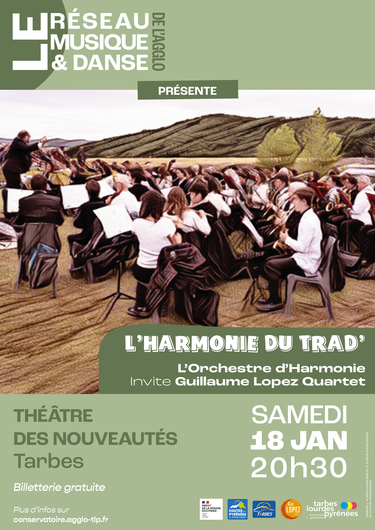 L'Harmonie du Trad' - L'orchestre d'harmonie invite Guillaume Lopez Quartet