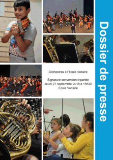 Dossier de presse Signature convention Orchestre à l'École - 27 septembre 15h30